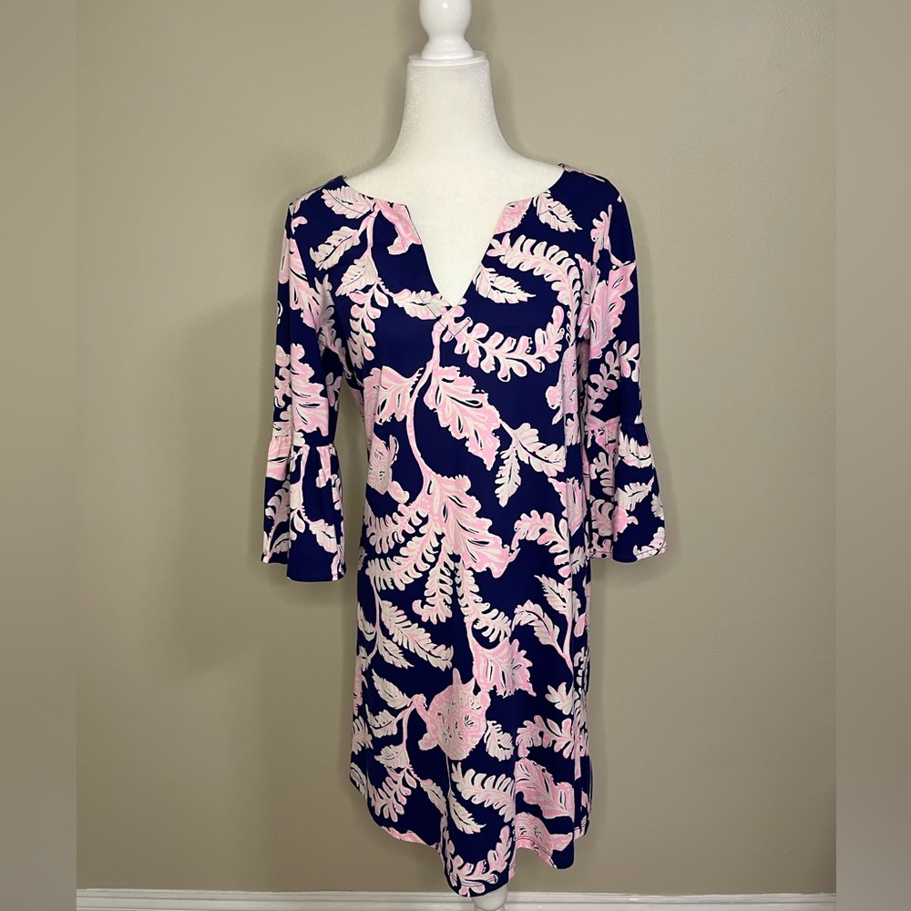 Lilly Pulitzer Pink and Navy Dress